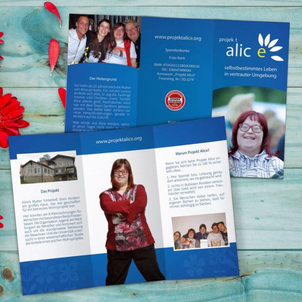 Flyer Projekt Alice