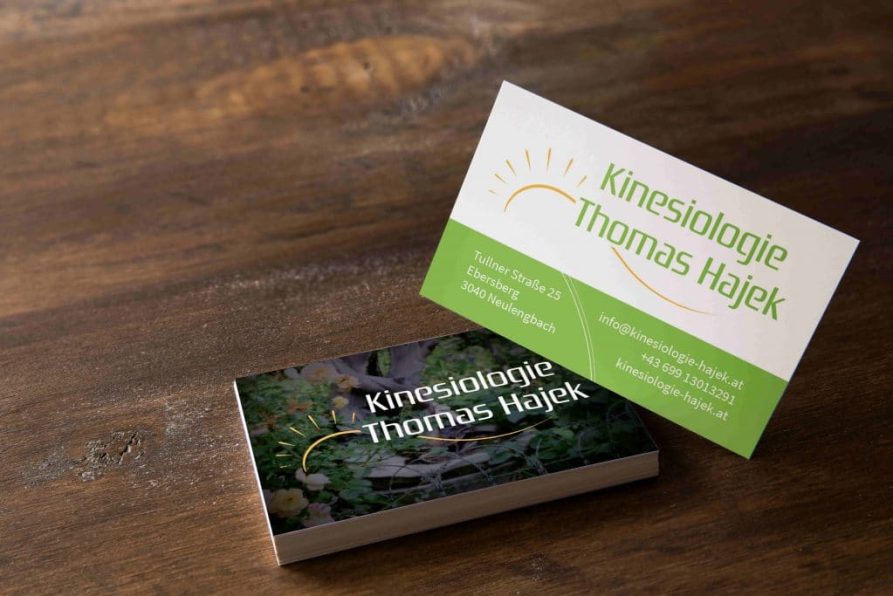 Visitenkarte Kinesiologie Thomas Hajek