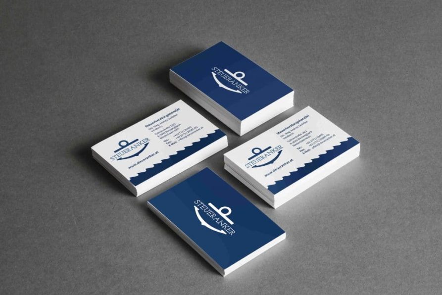 Visitenkarten Steueranker