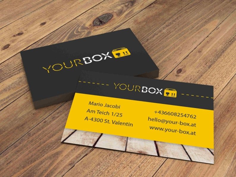 Visitenkarte YOUR BOX