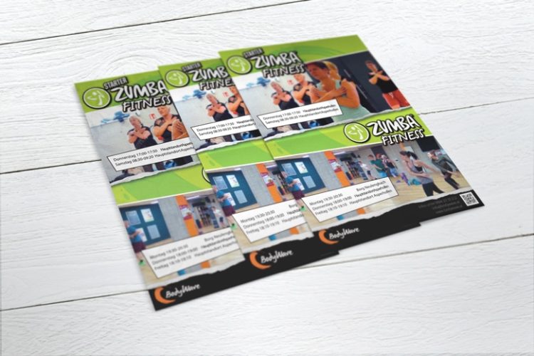 Plakat Zumba Fitness von BodyWave